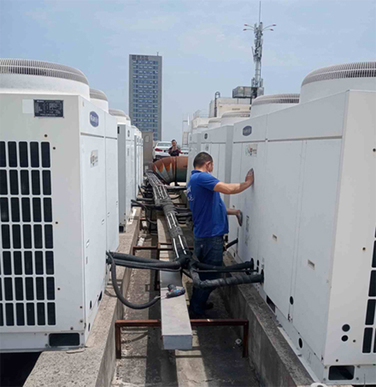 长汀中央空调制热和不制冷系统维修方法